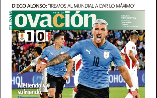 Arrascaeta é capa de jornal uruguaio após grande atuação na vitória sobre o Peru - Coluna do Fla