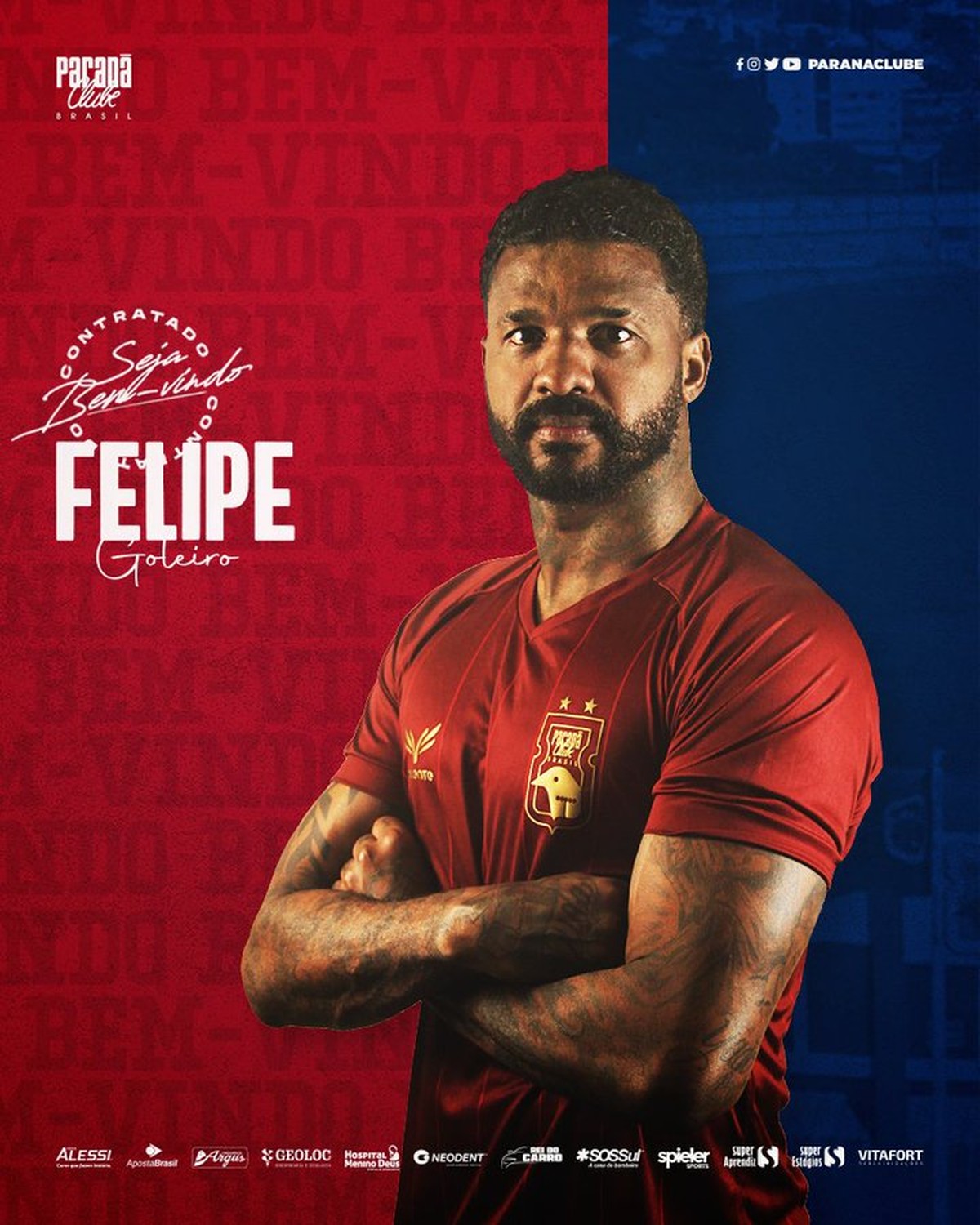 Ex-Corinthians e Flamengo, goleiro Felipe é anunciado pelo Paraná Clube para a disputa da Série D - Globo.com