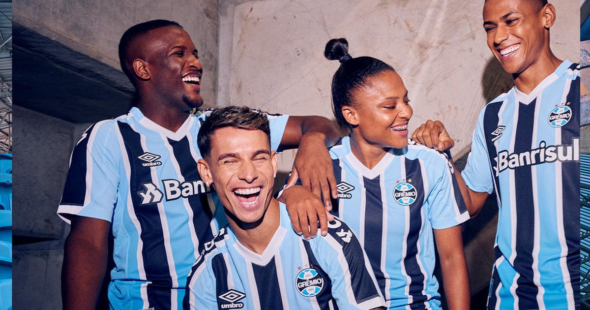 Grêmio lança novas camisas para a temporada 2022 - GZH