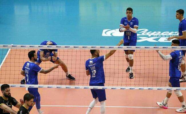 Minas derrota Guarulhos e larga na frente na semifinal da Superliga - Superesportes