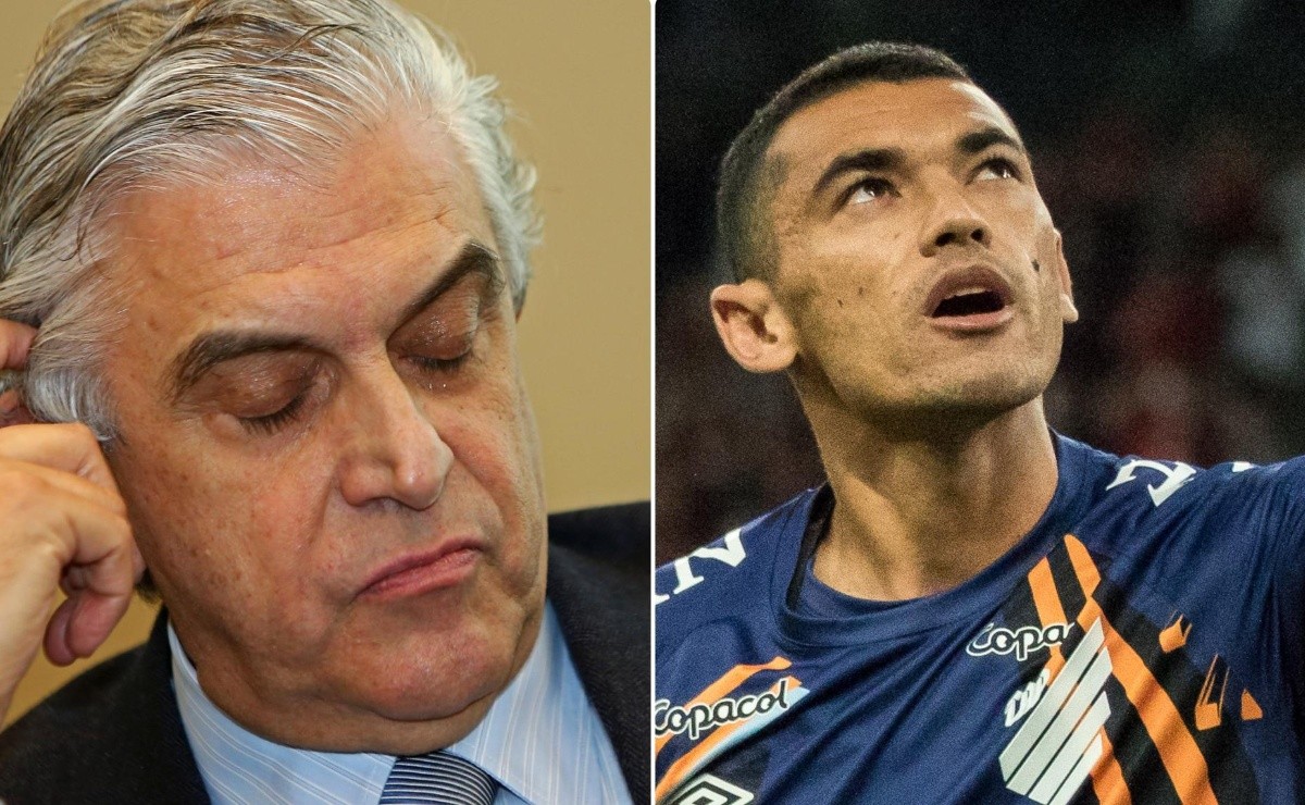 Presidente do Athletico fala pela 1ª vez sobre venda do goleiro Santos ao Flamengo: 