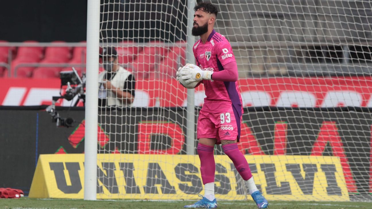 São Paulo: após falha grotesca, Jandrei faz post nas redes sociais e manda recado à torcida - ESPN