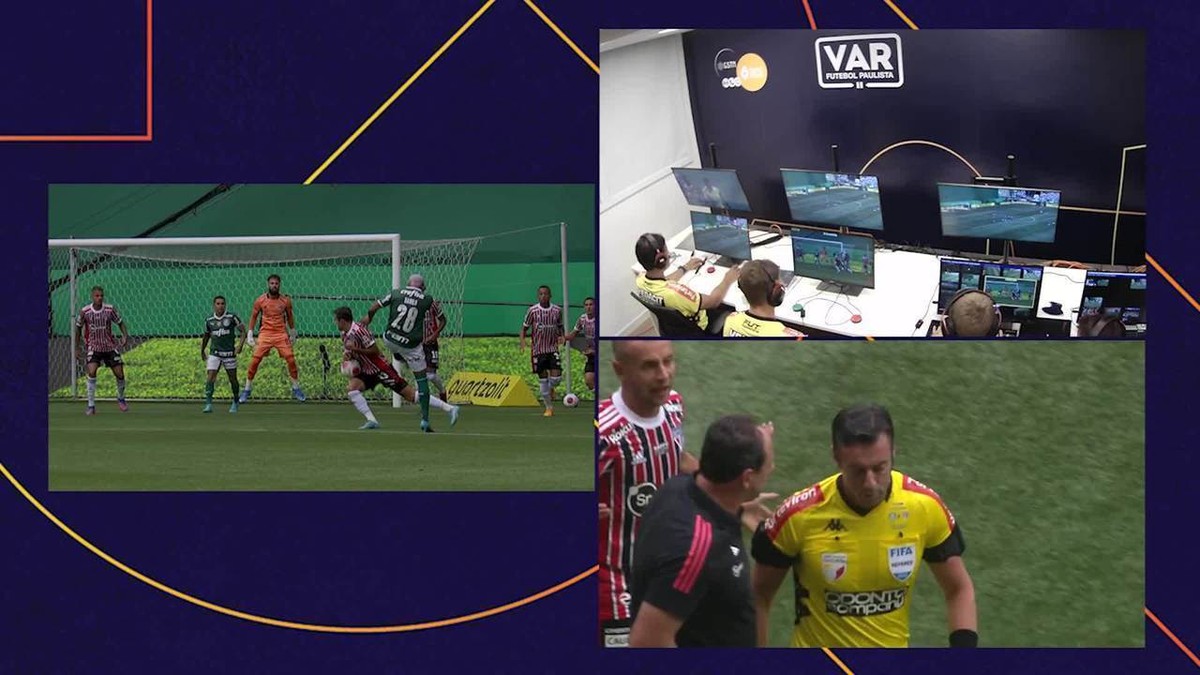 VAR em Palmeiras x São Paulo: árbitro diz que pisão de Danilo em Calleri foi acidental; veja diálogos - Globo.com